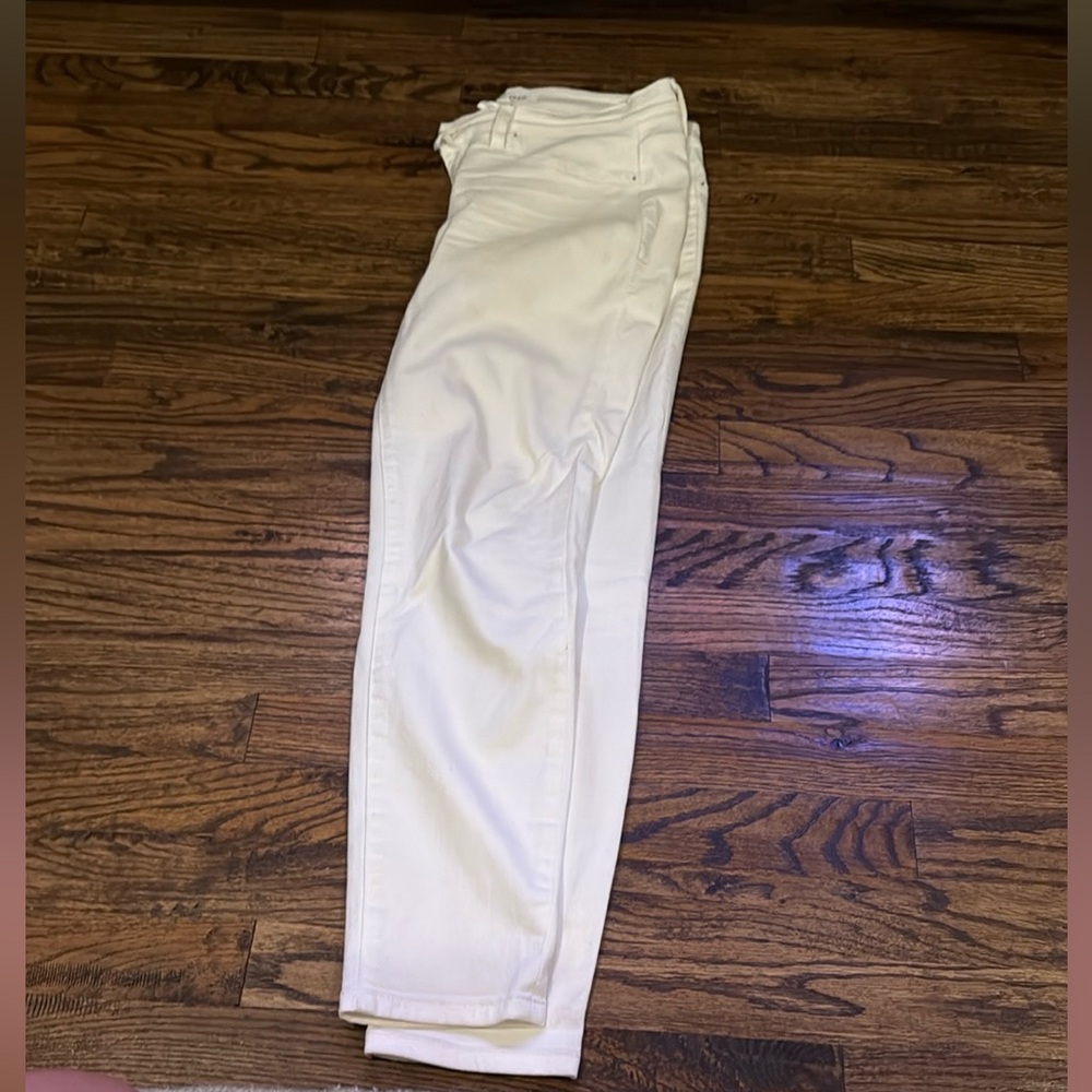 LILA RYAN Women's Cream Jeans